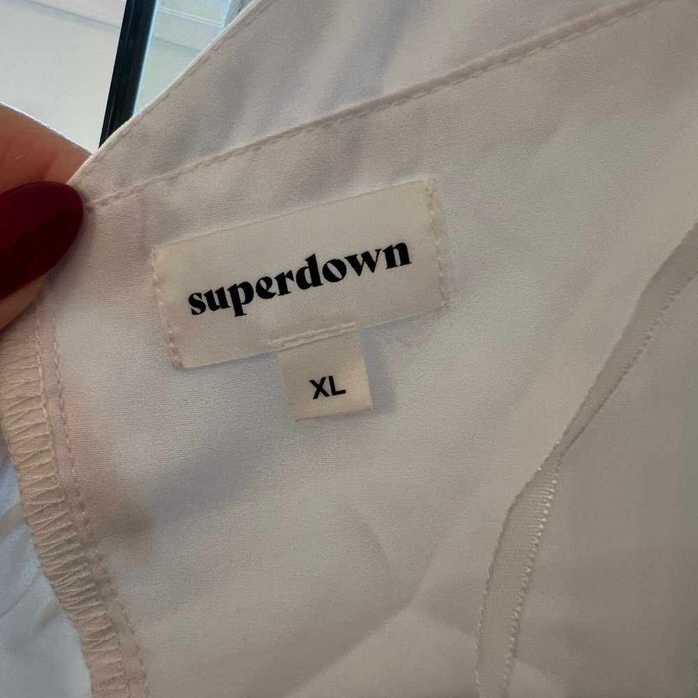 White Wrap Halter Top From Revolve - Superdown - … - image 3